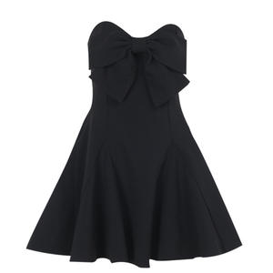 H-0237 Nouvelle <span class=keywords><strong>robe</strong></span> courte élégante et moulante avec un <span class=keywords><strong>dos</strong></span> en forme de nœud et un décolleté <span class=keywords><strong>plongeant</strong></span> - Product Image 5