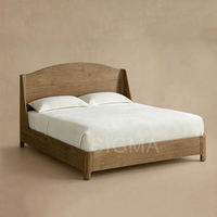 Cadre de lit en bois massif SIGMA de luxe, plusieurs tailles, lit king-size, lit queen-size, meubles de chambre à coucher pour villa et hôtel