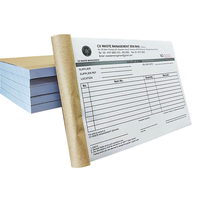 Bloc-notes personnalisé en double à 5 chiffres et 7 chiffres, numéro 50, impression offset, autocopiant