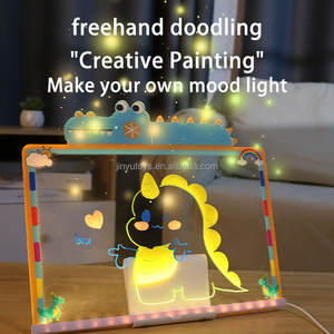 Nouvel arrivage de modèles de dessins animés double face de grande taille planche à <span class=keywords><strong>dessin</strong></span> transparente lumineuse pour enfants planche à <span class=keywords><strong>dessin</strong></span> lumineuse pour enfants - Product Image 1