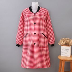 Long Sleeved Breathable Cotton Washable Eco-Friendly Durable <b>Kitchen</b> <b>Aprons</b> for Home Cooking Front Dressing Wear-Resistant Work - Product Image 4