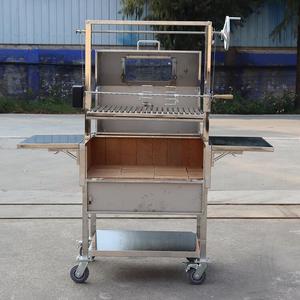 In acciaio inox BBQ griglia a carbone portatile all'aperto argentina BBQ Santa Maria Grill - Product Image 2