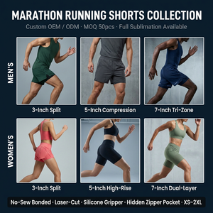 Shorts de course à compression légers et respirants, taille haute, doublés, extensibles, pour athlétisme, <span class=keywords><strong>fitness</strong></span>, hommes et femmes - Product Image 6