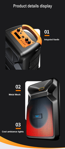 Altavoz <span class=keywords><strong>Bluetooth</strong></span> inalámbrico portátil para fiestas al aire libre - Product Image 5