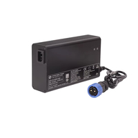 Chargeur de batterie au lithium Lifepo4 12V 24V 48V 72V avec éclairage LED pour voiturette de golf, tondeuse à gazon électrique, vélo électrique, robot