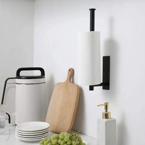 Moderno Portarotolo da Parete in Acciaio Inox per Bagno e Cucina, Porta Carta Igienica Lungo per Uso Alberghiero - Product Image 4