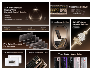 Pro-Chơi Game Tùy Chỉnh Hex80 Spark Bàn Phím Từ Tính Với Owlab Của Mới Nhất Công Tắc Từ Tính, Acoustic Gói Cho Chơi Game Studios - Product Image 6