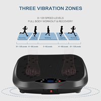 Plateforme vibrante d'exercice pour l'entraînement du corps entier, avec télécommande, pour la remise en forme à domicile