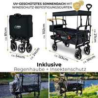 Chariot pliable d'extérieur personnalisable OEM Poussette pour enfant avec auvent Structure fermée Wagon