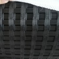 Géogrille en polyester à haute résistance à la traction pour la construction de routes, les murs de soutènement et la protection des pentes