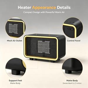 <span class=keywords><strong>Meilleur</strong></span> prix Petit ventilateur chauffant <span class=keywords><strong>Chauffage</strong></span> domestique avec protection contre la surchauffe <span class=keywords><strong>Chauffage</strong></span> à air - Product Image 4