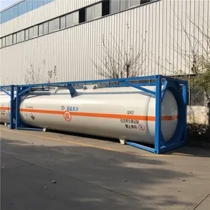 Sıvılaştırılmış petrol gazı taşıma 20FT 40FT lpg tankı konteyner