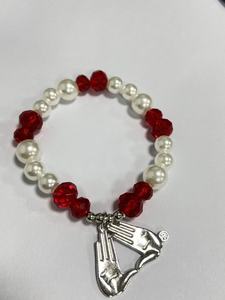 <strong>Red</strong> Color Sigma Pear White and Silver Plating <strong>Bracelet</strong> Large Mariner DST Alloy Necklace <strong>Bracelet</strong> - Product Image 5
