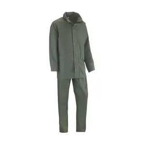 Completo antipioggia - 803RHVERDE S Sena - Colore: Verde - Cuciture termosaldate. Cappuccio ripiegabile con chiusura a strappo. - Product Image 1
