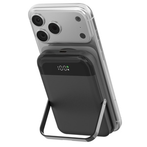 Batería Externa Magnética Multifuncional <span class=keywords><strong>con</strong></span> Logotipo Personalizado de 10000 mAh, Soporte Plegable, Carga Inalámbrica, Regalo para Teléfono Móvil - Product Image 1