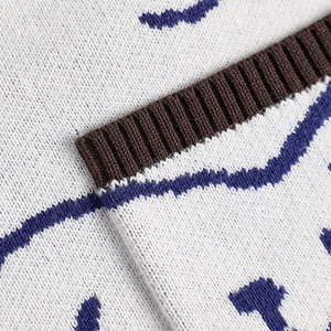 Pull en tricot décontracté à motif géométrique pour <span class=keywords><strong>femme</strong></span>, coupe ample, style mignon et doux, collection automne Collene - Product Image 6