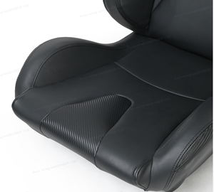Sièges de voiture noirs Seau réglable Sport de haute qualité <span class=keywords><strong>SIM</strong></span> <span class=keywords><strong>Racing</strong></span> pour <span class=keywords><strong>BMW</strong></span> et Honda en sièges en cuir - Product Image 2
