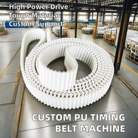 Courroie de distribution personnalisable en polyuréthane (PU) pour machine, synchronisée, support OEM, en caoutchouc