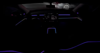 Spécialement conçu pour le BYD Qin L de 24 ans, éclairage ambiant illusion avec commande vocale et application LED disponible