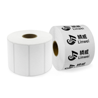 Rouleaux d'étiquettes thermiques personnalisés étanches de haute qualité de 2, 25 X1 pouces 57x25mm pour les petites entreprises
