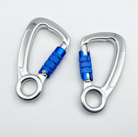 Mousqueton d'escalade automatique 30kN, clip pivotant en aluminium, crochet à ressort pour l'escalade en montagne et la sécurité en sauvetage, connecteur SGM7120TN