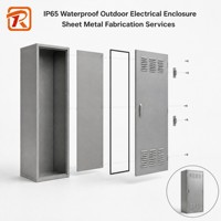 Boîtier électrique extérieur étanche IP65, armoire métallique, boîte de commande, services de fabrication de tôlerie pour équipements industriels