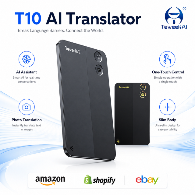 T10 Professional AI Voice Translator 146 Languages ChatGPT 4.5 Powered NFC Business Card Mind Map Voice Clonin