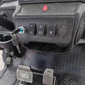 Voiturette de golf électrique BRT EV, véhicule utilitaire électrique, batterie au lithium, châssis en acier, 5-6 places, vitesse 30 km/h, benne de chargement, véhicule de tourisme - Product Image 5