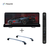 Pixelpulse Double Face LED Écran Vidéo Numérique Mobile Message Sign Taxi Bus Truck Car Top Display Dynamic Car Top Sign Board