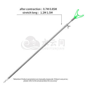 <span class=keywords><strong>ที่</strong></span><span class=keywords><strong>วาง</strong></span>คันเบ็ดตกปลาแบบยืดหดได้ทำจากสแตนเลสพร้อมระบบเตือนภัยแบบขาตั้งเดี่ยว - Product Image 3