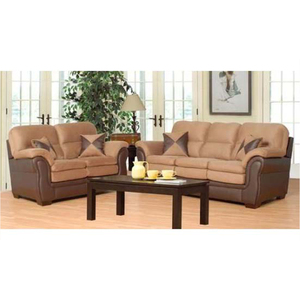 Brown suede sectional best sale