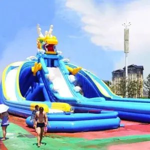 सबसे बड़ा वाटरपार्क वयस्क के लिए Inflatable पानी स्लाइड