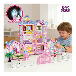 Kit de Casa de Muñecas en Miniatura Completo para Armar, Maqueta de Arquitectura, Rompecabezas de Plástico, Regalo para Adultos, Muebles de Juguete - Product Image 5