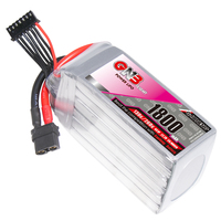 Batterie LiPo RC GNB GAONENG 6S 1800MAH 22.2V 130C 260C pour drone de course FPV avec connecteur XT60
