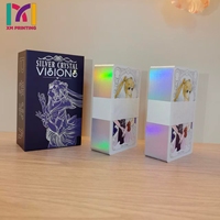 Impression de cartes de tarot et d'oracle personnalisées OEM ODM, bords dorés et argentés, holographiques, gaufrées, avec guide et boîte magnétique, faible MOQ