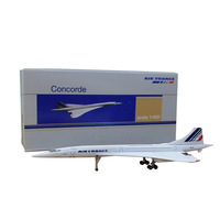 Modèle d'avion civil supersonique Concorde d'Air France en alliage métallique moulé sous pression, échelle 1:400, pour collection, exposition ou cadeau