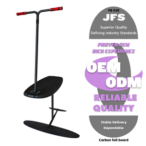Planche de surf hydrofoil légère en carbone JFS FB020 de 96 cm avec guidon réglable et pompe pour lacs, rivières et océans – Offre spéciale - Product Image 1