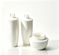 Set Botol Perawatan Kulit Akrilik Mewah 40ml 100ml 120ml Botol Pompa Lotion 50g Wadah Krim Kemasan Kosmetik