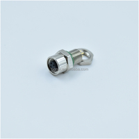Conector Circular Macho M5 de Transmisión de Señal Confiable, Tipo de Soldadura para Montaje en Panel Frontal, 3 Pines para Fuente de Alimentación USB