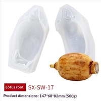 Moule en silicone pour légumes simulés, réaliste (maïs, poivron, fraise), pour la fabrication de chocolats et bonbons, antiadhésif, réutilisable, facile à utiliser