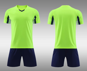 Men's Red Soccer Jersey Set Short Sleeve V-Neck Moisture Wicking <b>Athletic</b> Fit All Seasons Sublimated Print - Product Image 3