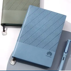 2024 New Product Business Soft Leather Work Diary Custom Notebook And Pen Set Corporate Gift Promotional Journal Note Book