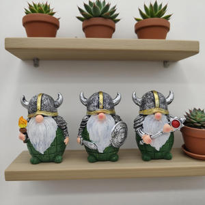 Statuette di Gnomi Vichinghi in Resina Bestseller, Decorazioni a Forma di Nano - Ornamenti Durevoli per Casa/Patio WJB24 per il Mercato Europeo - Product Image 6