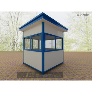 Kiosque préfabriqué en structure acier avec panneaux sandwich, design moderne HG-P17062071 - Product Image 1