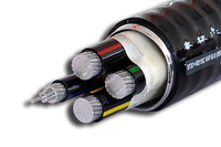 Aluminium-Kupfer XLPE PVC 35mm² 4-adriges 0,6/1KV Niederspannungs-Baukabel der Marke Yuekai mit ISO/CE-Zertifizierung