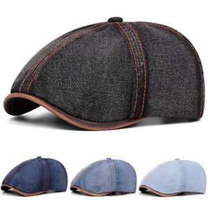 Populaire Béret Unisexe 100% Coton Rayé Rétro Coréen et Japonais Nouvelle Version 2026 Polyvalent Quatre Saisons pour le Sport, la Pêche et les Fêtes - Product Image 1