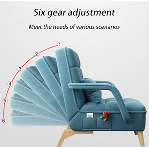 كرسي عملي ساخن مبطن بالكامل بغرفة معيشة مع مسند للقدمين قابل للتعديل لغرفة المعيشة - Product Image 3