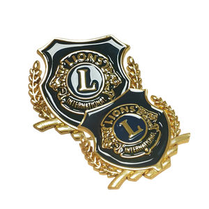 Broche con logotipo personalizado moderno antiguo, insignia del fabricante, recuerdo de Metal blando duro, emblema de coche, alfileres de solapa esmaltados para Leones - Product Image 2