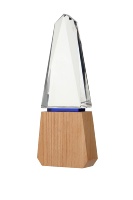 ADL New Wood Creative Company Réunion annuelle Souvenir Médaille en bois massif Récompenses Trophées d'affaires en bois de cristal imprimé au laser UV