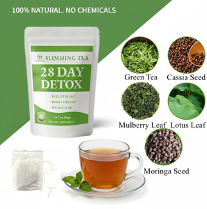 Tè Detox Naturale per Adulti, 28 Giorni, Miscela 100% Vegetale, Bevanda Salutare Quotidiana a Basso Contenuto di Grassi <span class=keywords><strong>in</strong></span> Confezione Bustine - Product Image 2
